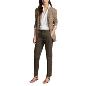 POLO GOLF Ralph Lauren Womens 6 Skinny Chino Dark Olive Pant